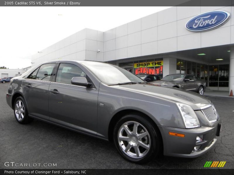 Silver Smoke / Ebony 2005 Cadillac STS V6