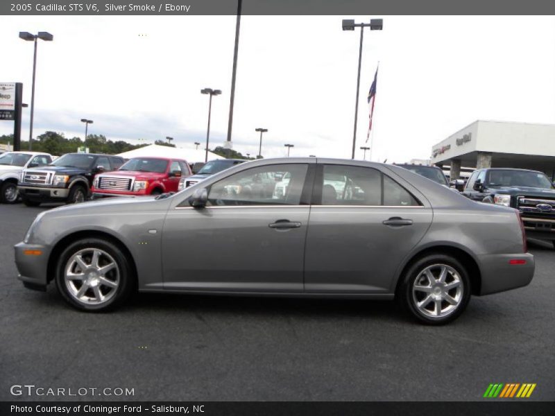 Silver Smoke / Ebony 2005 Cadillac STS V6