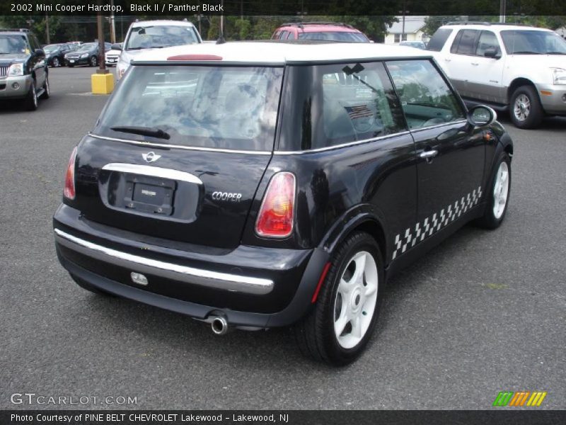Black II / Panther Black 2002 Mini Cooper Hardtop
