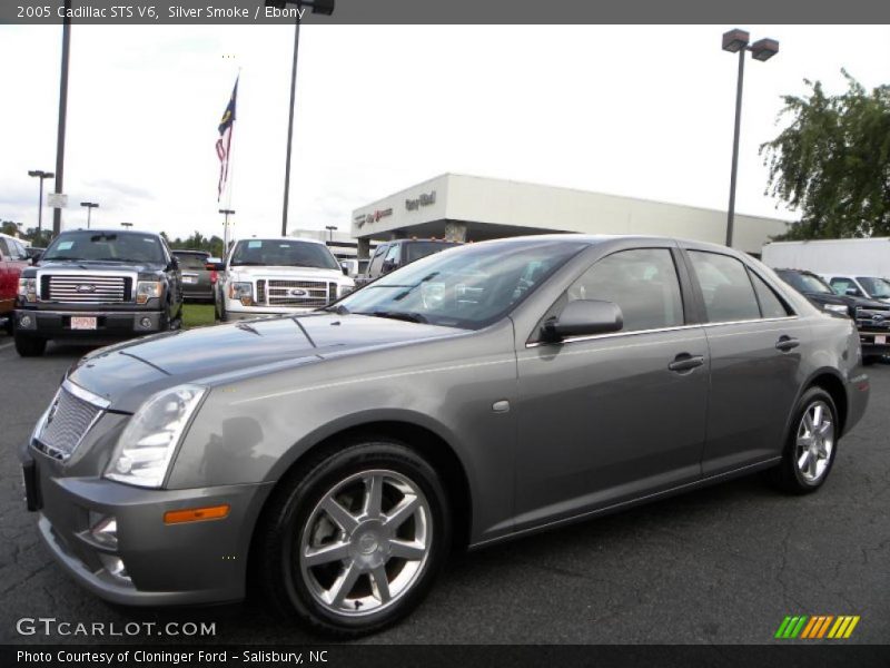 Silver Smoke / Ebony 2005 Cadillac STS V6