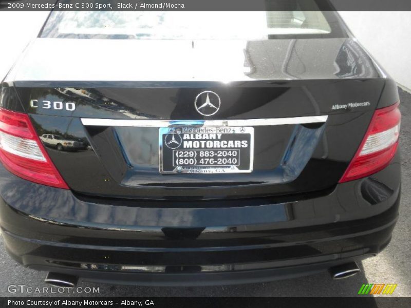 Black / Almond/Mocha 2009 Mercedes-Benz C 300 Sport