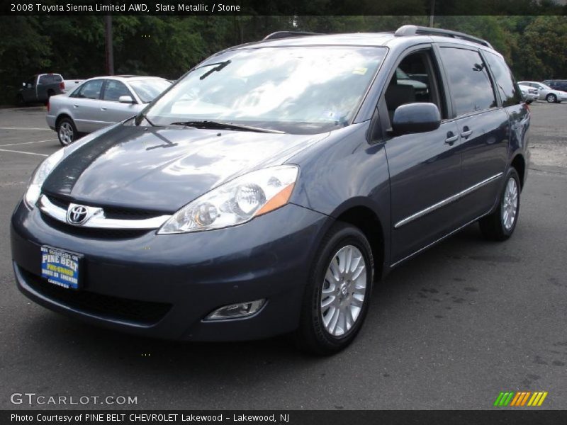 Slate Metallic / Stone 2008 Toyota Sienna Limited AWD
