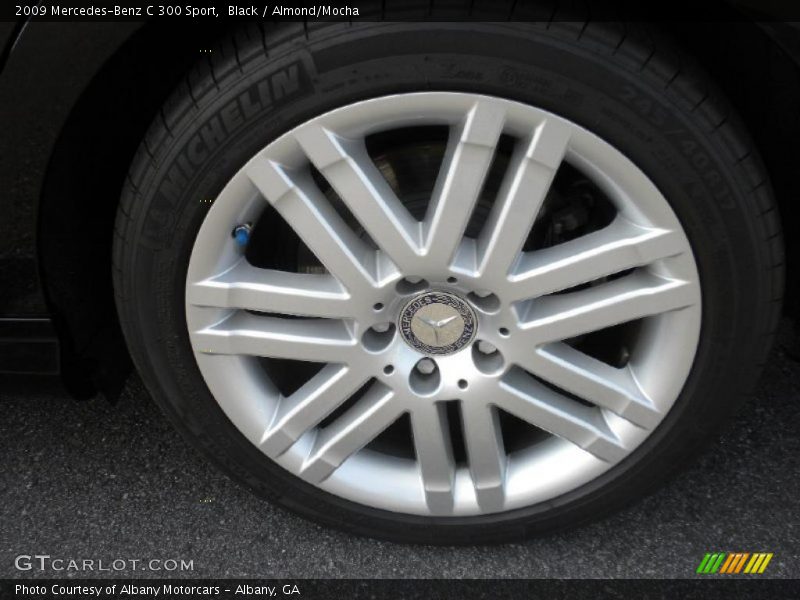Black / Almond/Mocha 2009 Mercedes-Benz C 300 Sport