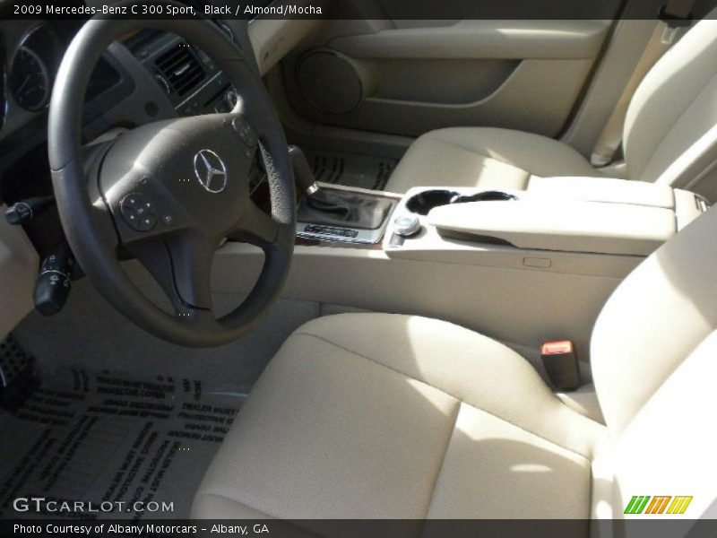 Black / Almond/Mocha 2009 Mercedes-Benz C 300 Sport