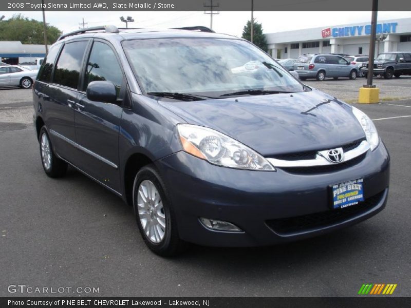 Slate Metallic / Stone 2008 Toyota Sienna Limited AWD