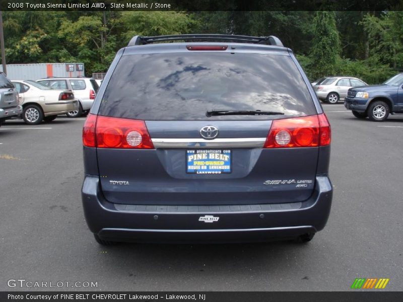 Slate Metallic / Stone 2008 Toyota Sienna Limited AWD