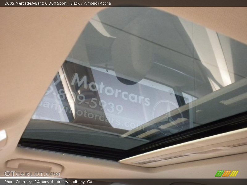 Black / Almond/Mocha 2009 Mercedes-Benz C 300 Sport