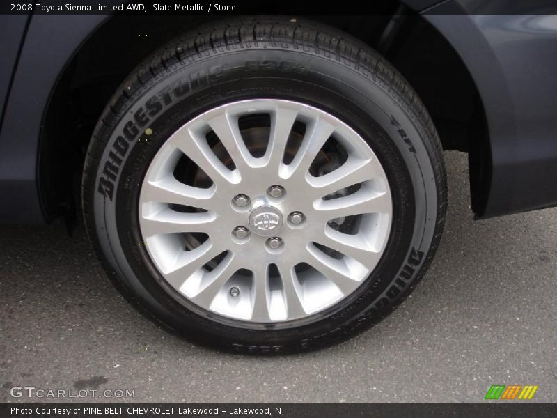 Slate Metallic / Stone 2008 Toyota Sienna Limited AWD