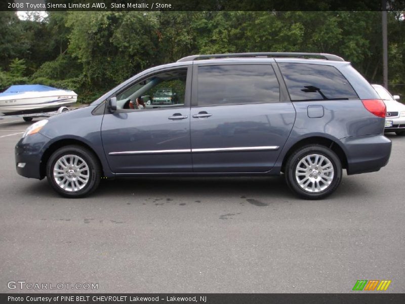 Slate Metallic / Stone 2008 Toyota Sienna Limited AWD