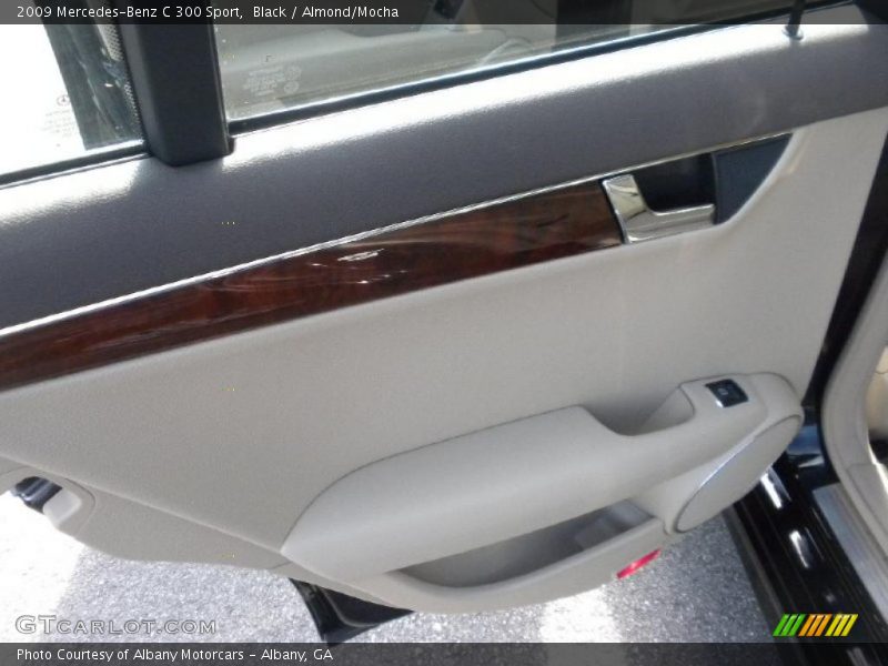 Black / Almond/Mocha 2009 Mercedes-Benz C 300 Sport