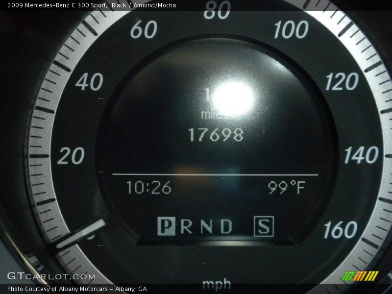 Black / Almond/Mocha 2009 Mercedes-Benz C 300 Sport