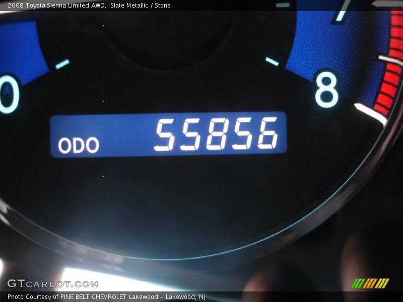 Slate Metallic / Stone 2008 Toyota Sienna Limited AWD