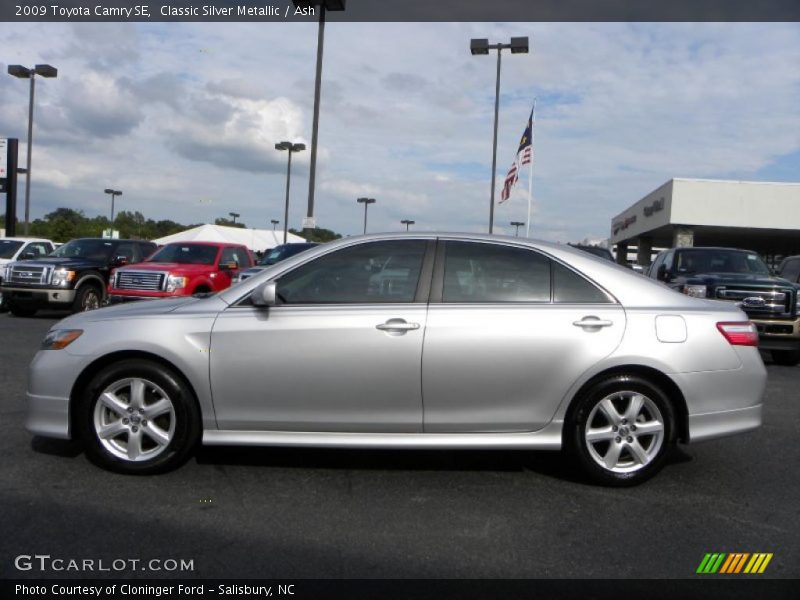 Classic Silver Metallic / Ash 2009 Toyota Camry SE