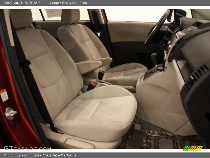 Copper Red Mica / Sand 2009 Mazda MAZDA5 Sport