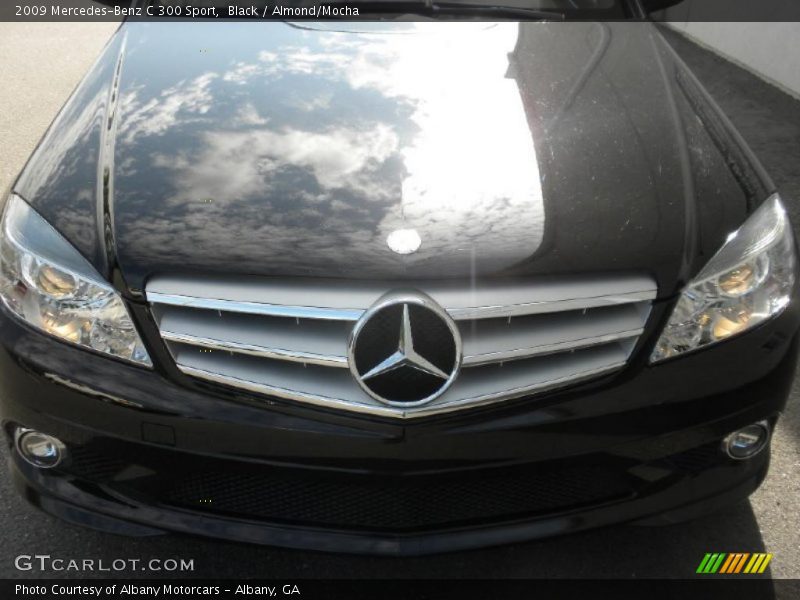 Black / Almond/Mocha 2009 Mercedes-Benz C 300 Sport