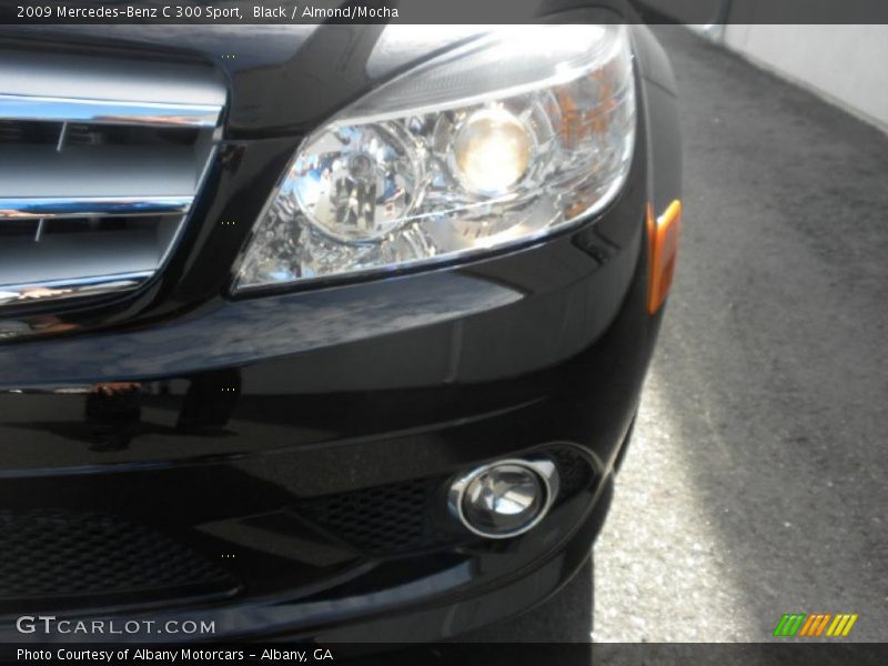 Black / Almond/Mocha 2009 Mercedes-Benz C 300 Sport