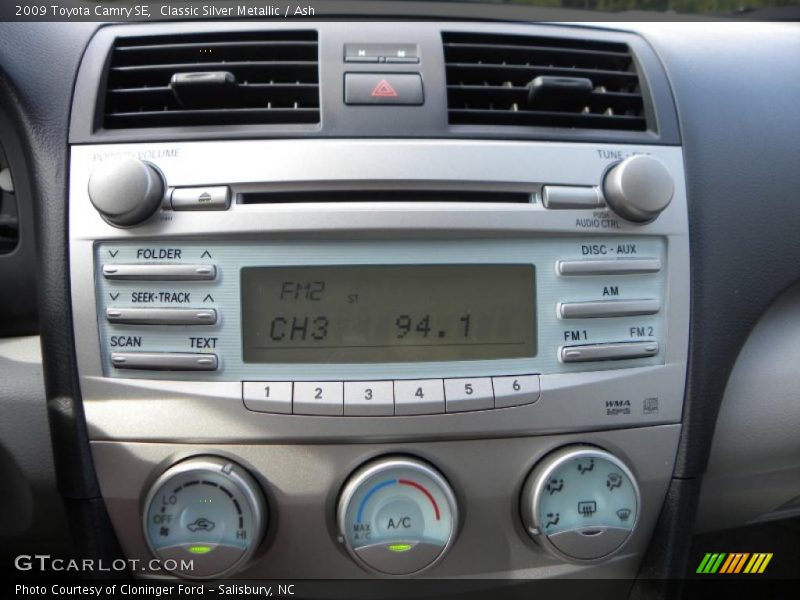 Classic Silver Metallic / Ash 2009 Toyota Camry SE