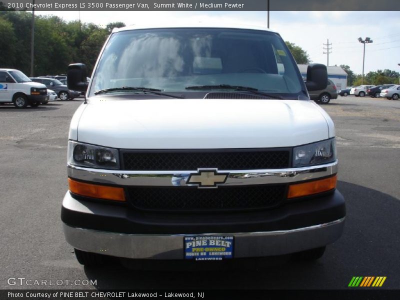 Summit White / Medium Pewter 2010 Chevrolet Express LS 3500 Passenger Van