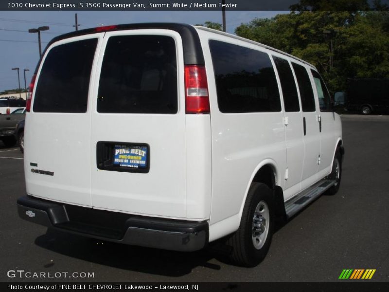 Summit White / Medium Pewter 2010 Chevrolet Express LS 3500 Passenger Van