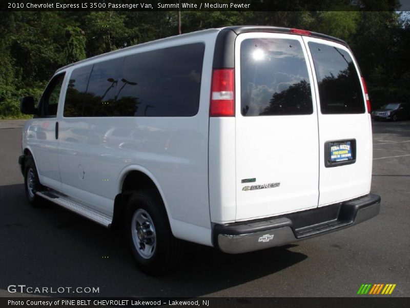 Summit White / Medium Pewter 2010 Chevrolet Express LS 3500 Passenger Van