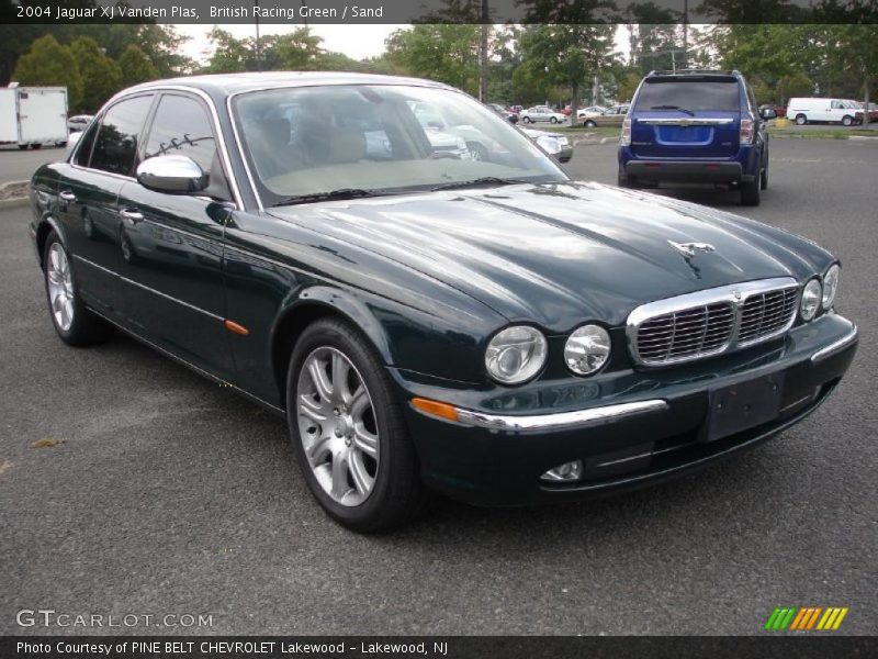 British Racing Green / Sand 2004 Jaguar XJ Vanden Plas