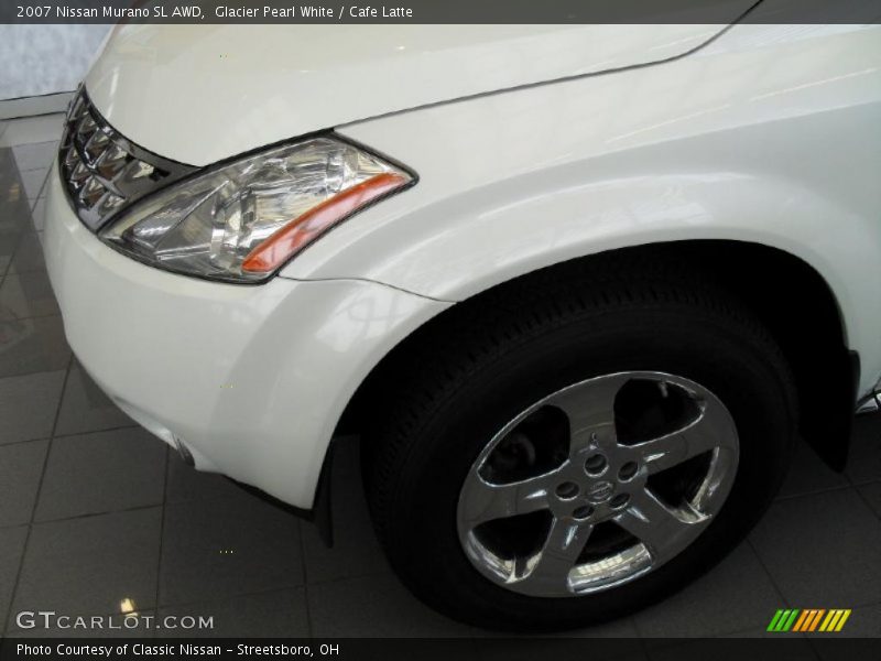 Glacier Pearl White / Cafe Latte 2007 Nissan Murano SL AWD