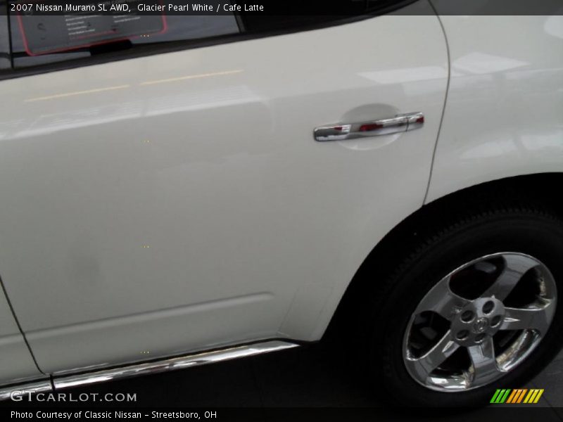 Glacier Pearl White / Cafe Latte 2007 Nissan Murano SL AWD