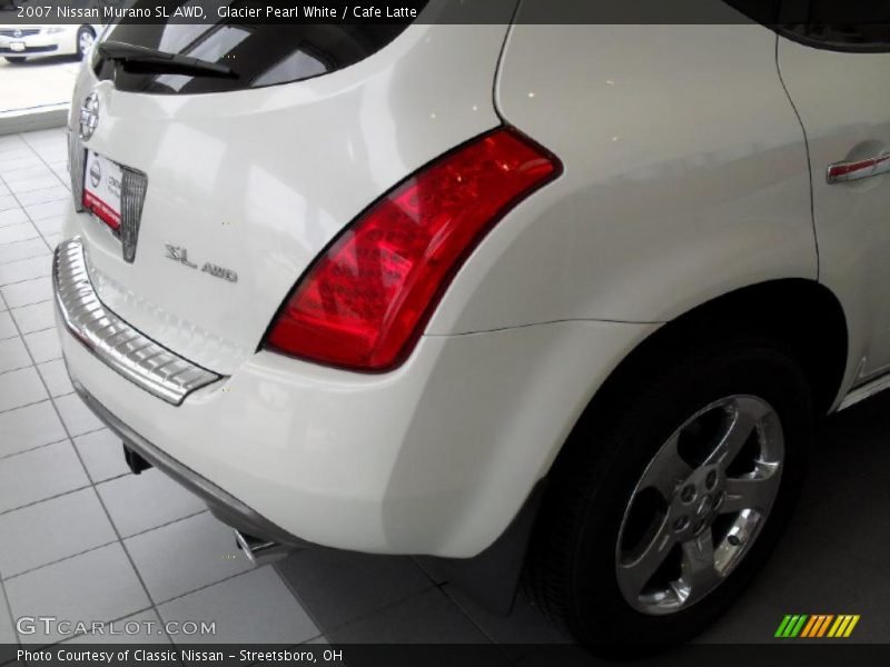 Glacier Pearl White / Cafe Latte 2007 Nissan Murano SL AWD