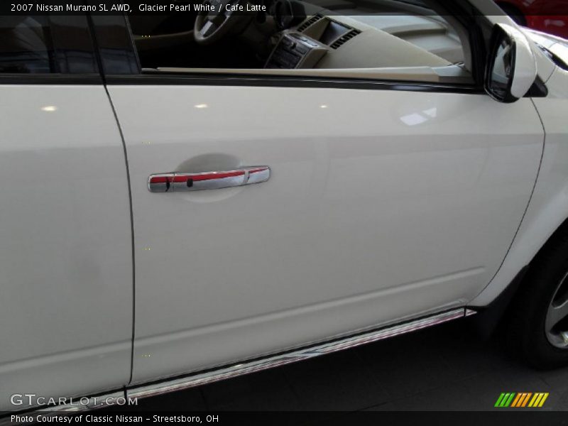 Glacier Pearl White / Cafe Latte 2007 Nissan Murano SL AWD