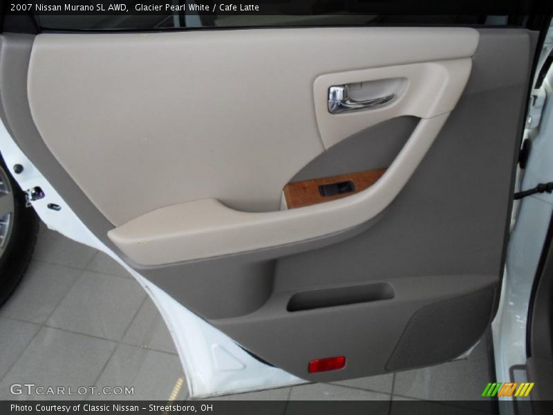Glacier Pearl White / Cafe Latte 2007 Nissan Murano SL AWD