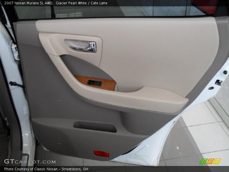 Glacier Pearl White / Cafe Latte 2007 Nissan Murano SL AWD