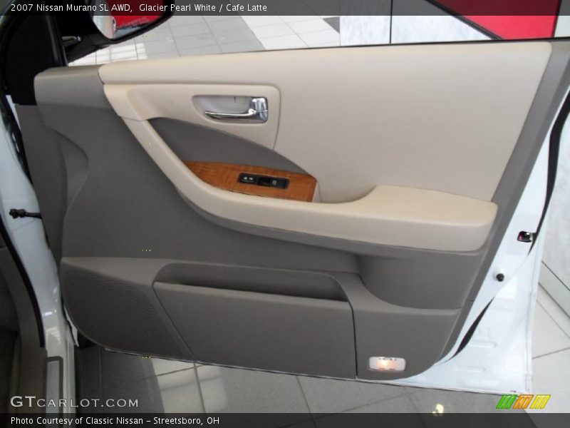 Glacier Pearl White / Cafe Latte 2007 Nissan Murano SL AWD