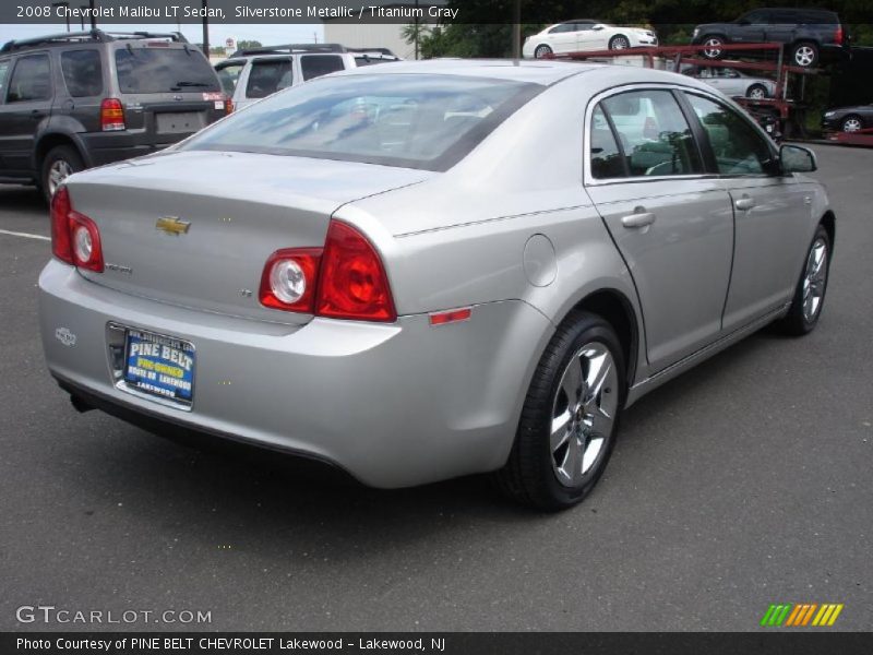 Silverstone Metallic / Titanium Gray 2008 Chevrolet Malibu LT Sedan