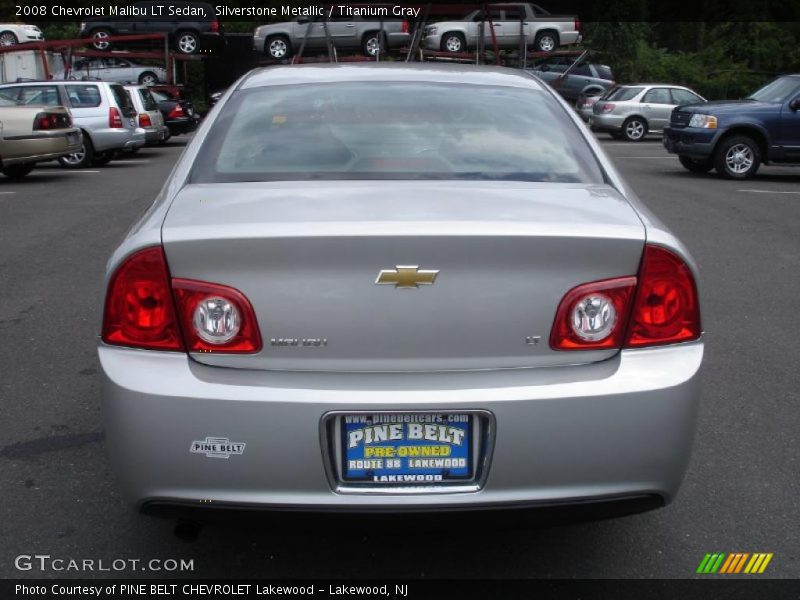 Silverstone Metallic / Titanium Gray 2008 Chevrolet Malibu LT Sedan
