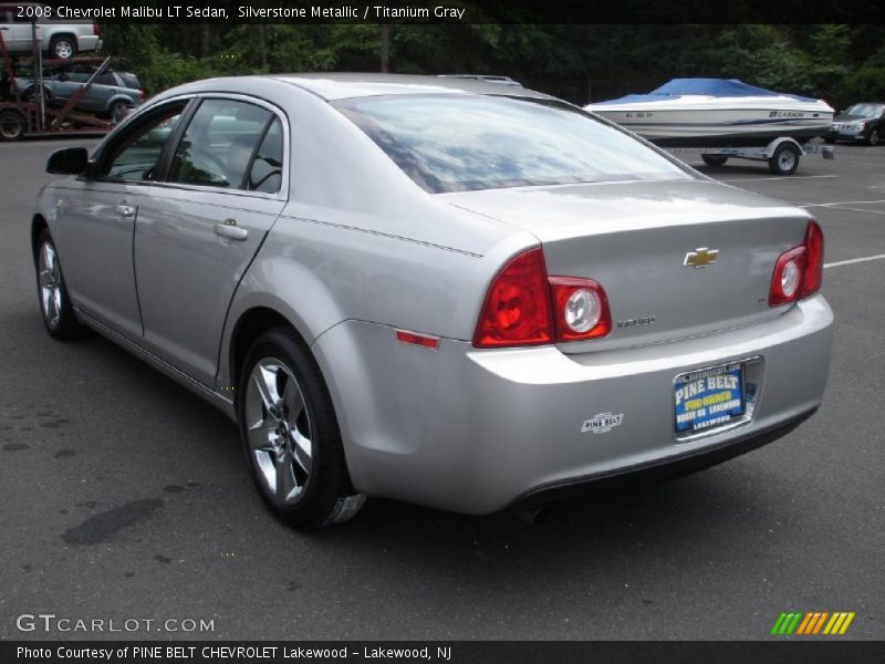 Silverstone Metallic / Titanium Gray 2008 Chevrolet Malibu LT Sedan