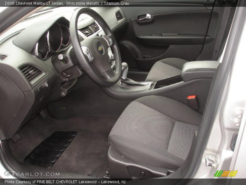 Silverstone Metallic / Titanium Gray 2008 Chevrolet Malibu LT Sedan