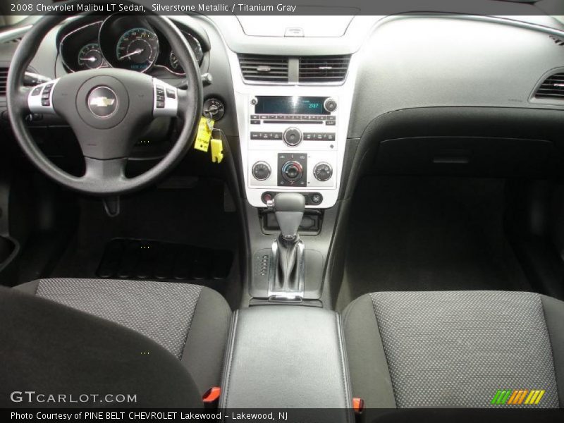 Silverstone Metallic / Titanium Gray 2008 Chevrolet Malibu LT Sedan
