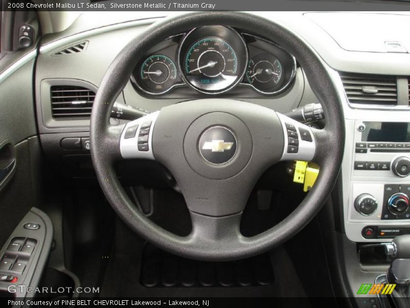 Silverstone Metallic / Titanium Gray 2008 Chevrolet Malibu LT Sedan