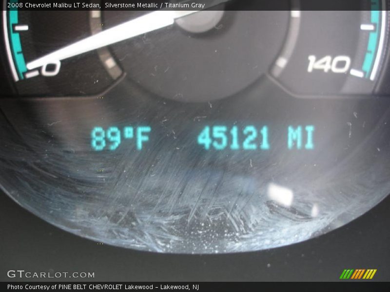 Silverstone Metallic / Titanium Gray 2008 Chevrolet Malibu LT Sedan