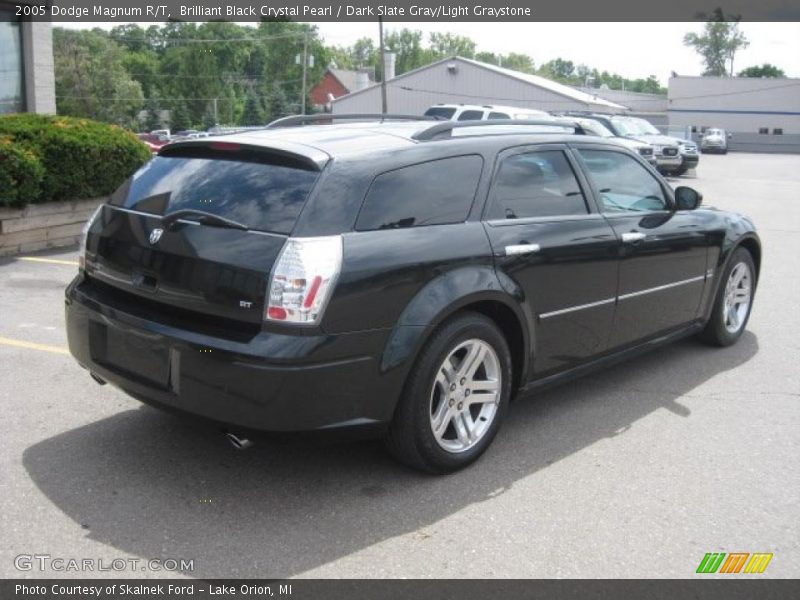 Brilliant Black Crystal Pearl / Dark Slate Gray/Light Graystone 2005 Dodge Magnum R/T
