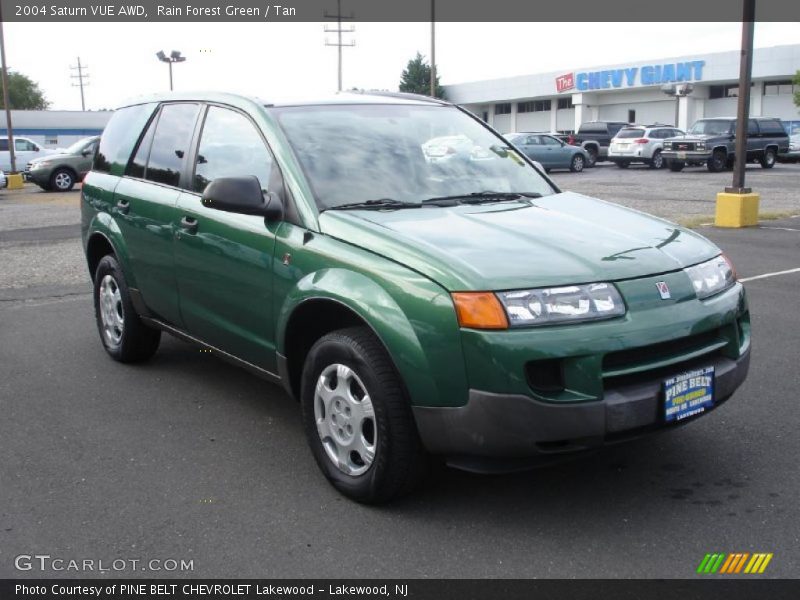 Rain Forest Green / Tan 2004 Saturn VUE AWD
