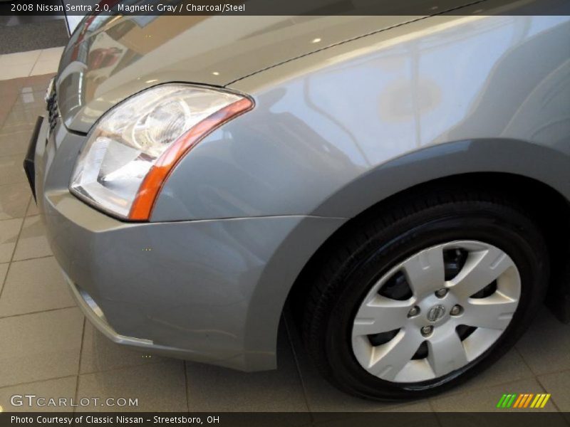Magnetic Gray / Charcoal/Steel 2008 Nissan Sentra 2.0