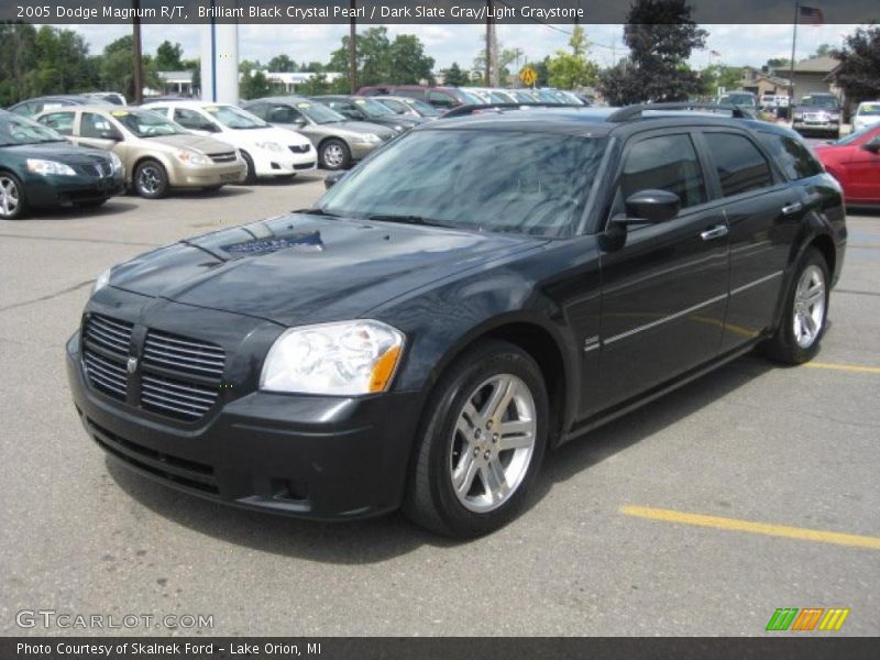Brilliant Black Crystal Pearl / Dark Slate Gray/Light Graystone 2005 Dodge Magnum R/T