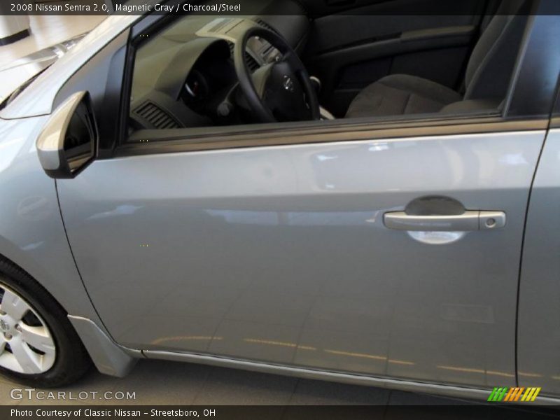 Magnetic Gray / Charcoal/Steel 2008 Nissan Sentra 2.0