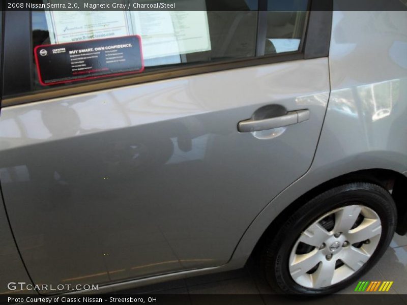 Magnetic Gray / Charcoal/Steel 2008 Nissan Sentra 2.0