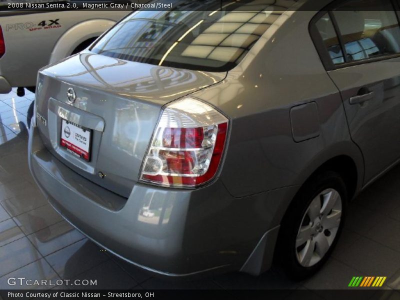 Magnetic Gray / Charcoal/Steel 2008 Nissan Sentra 2.0
