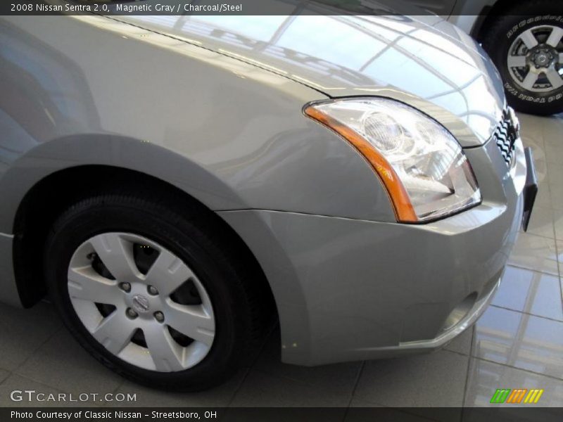Magnetic Gray / Charcoal/Steel 2008 Nissan Sentra 2.0