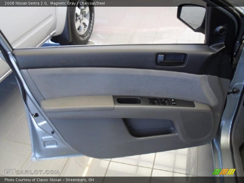 Magnetic Gray / Charcoal/Steel 2008 Nissan Sentra 2.0
