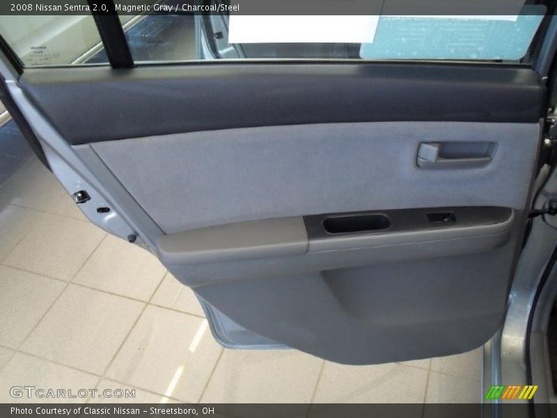 Magnetic Gray / Charcoal/Steel 2008 Nissan Sentra 2.0