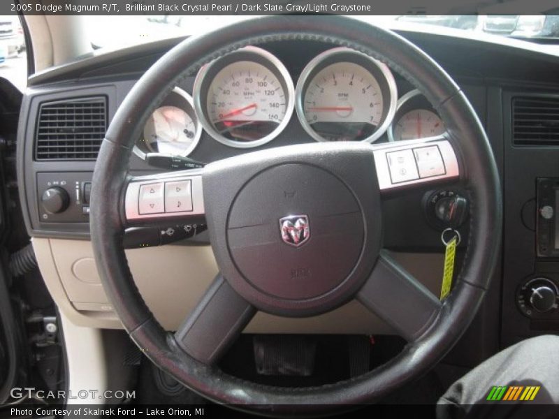 Brilliant Black Crystal Pearl / Dark Slate Gray/Light Graystone 2005 Dodge Magnum R/T